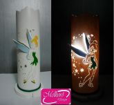 Luminária de PVC Tinker  Bell  H=30cm  D=10cm